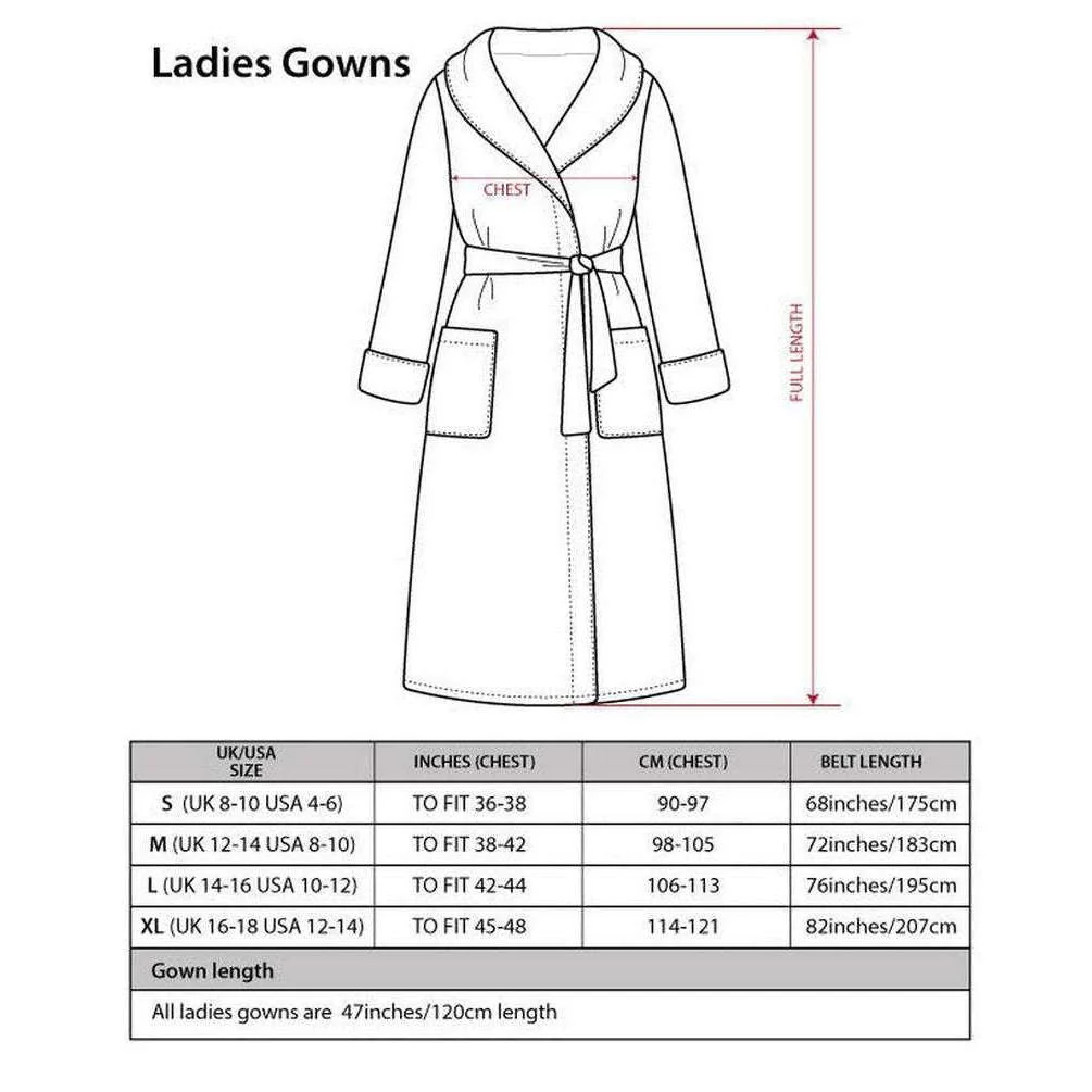 Bown of London Lightweight Dressing Gown - Serpentine Blush Pink - Image 4