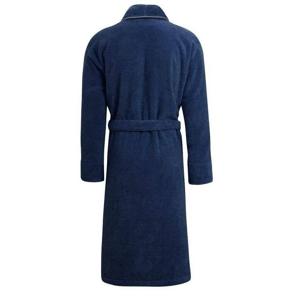 Bown of London Phoenix Towelling Dressing Gown - Navy - Image 2