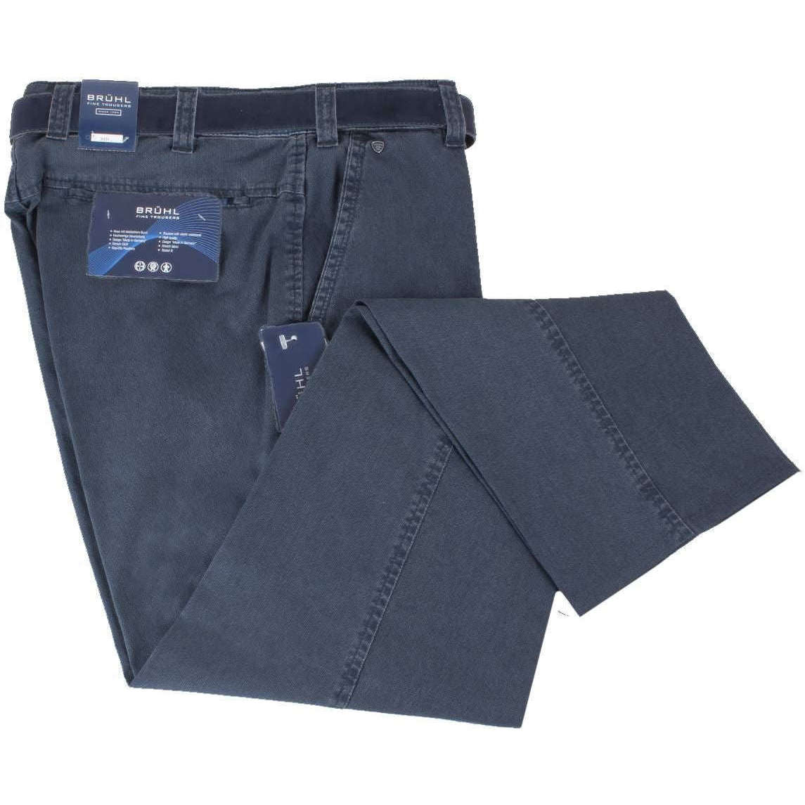 BRUHL Catania B Chinos - Blue - Image 3