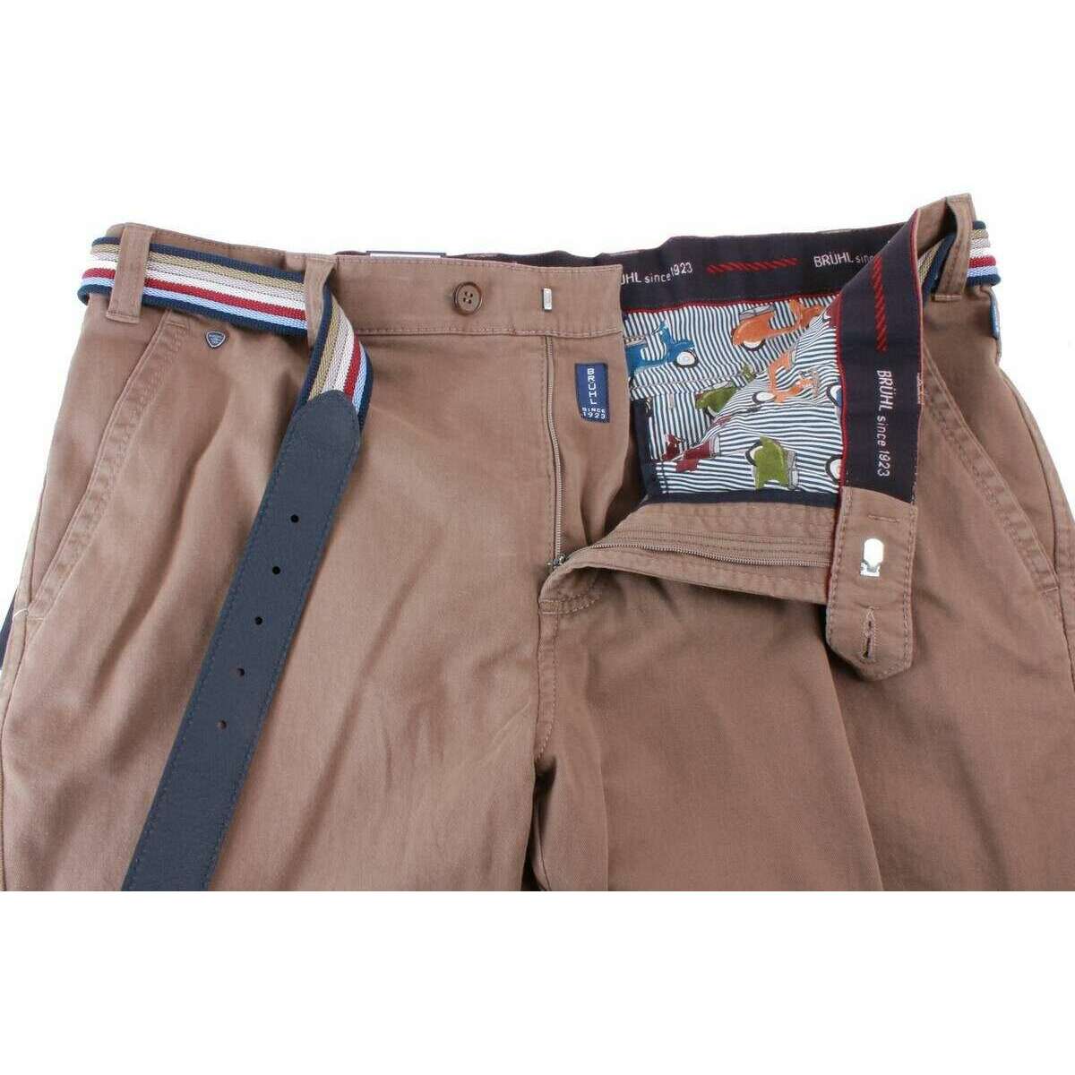 BRUHL Catania B Four Seasons Smart Casual Chinos - Putty Beige - Image 4