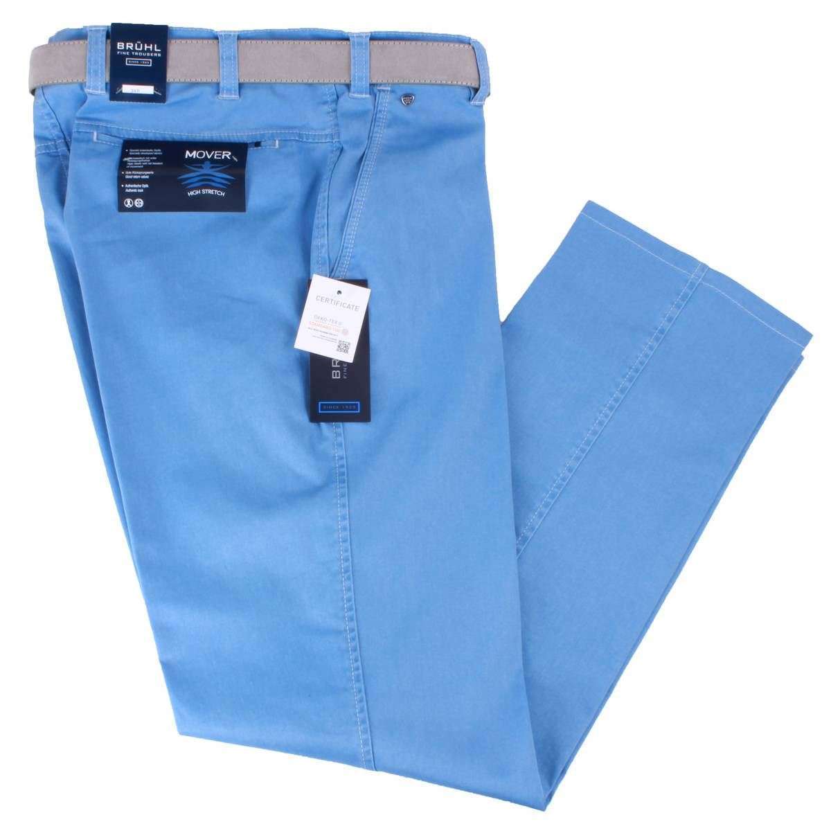 BRUHL Catania B Mover Chinos - Azure Blue - Image 2