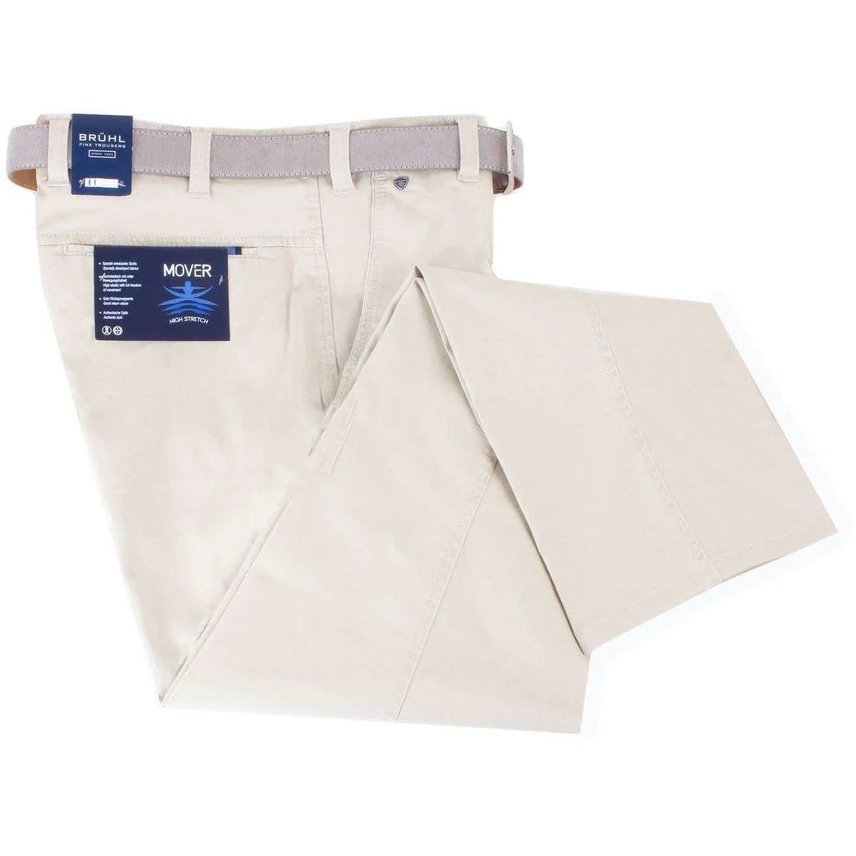 BRUHL Catania B Mover Chinos - Sand Beige - Image 3