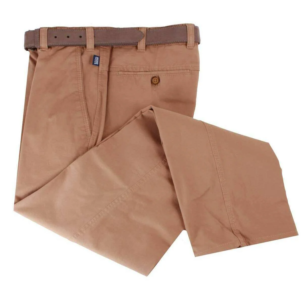 BRUHL Catania B Nanotec Gabardine Stretch Chinos - Corn Terracotta - Image 3