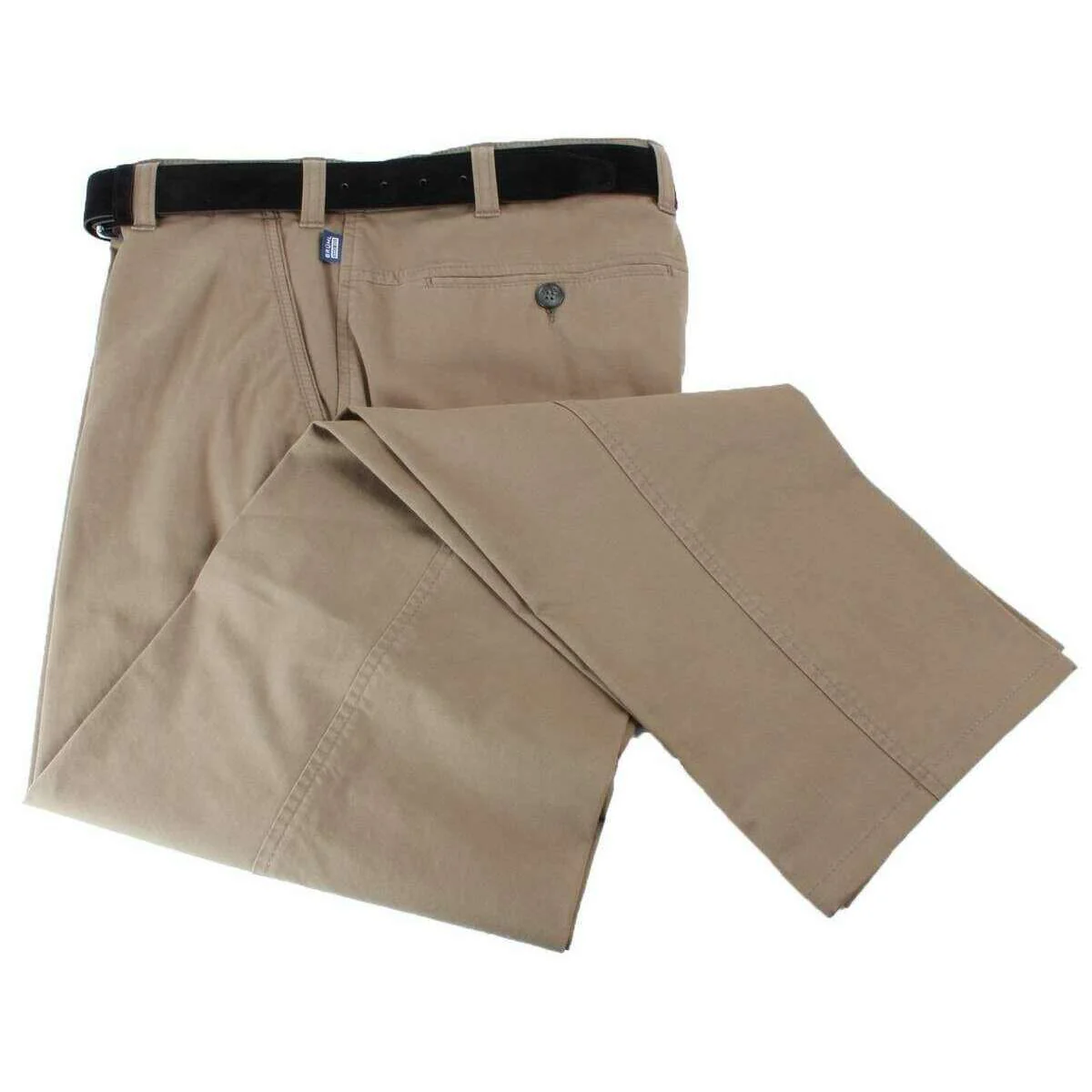 BRUHL Catania B Nanotec Gabardine Stretch Chinos - Green - Image 3