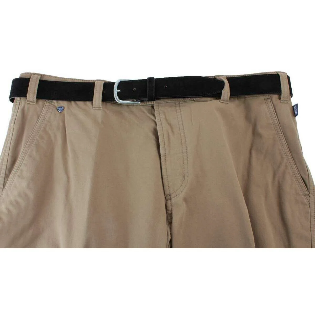 BRUHL Catania B Nanotec Gabardine Stretch Chinos - Green - Image 5