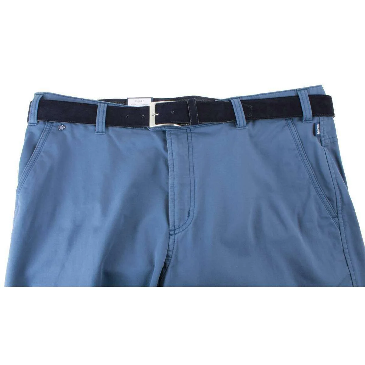 BRUHL Catania B Smart Casual Trousers - Mid Blue - Image 5