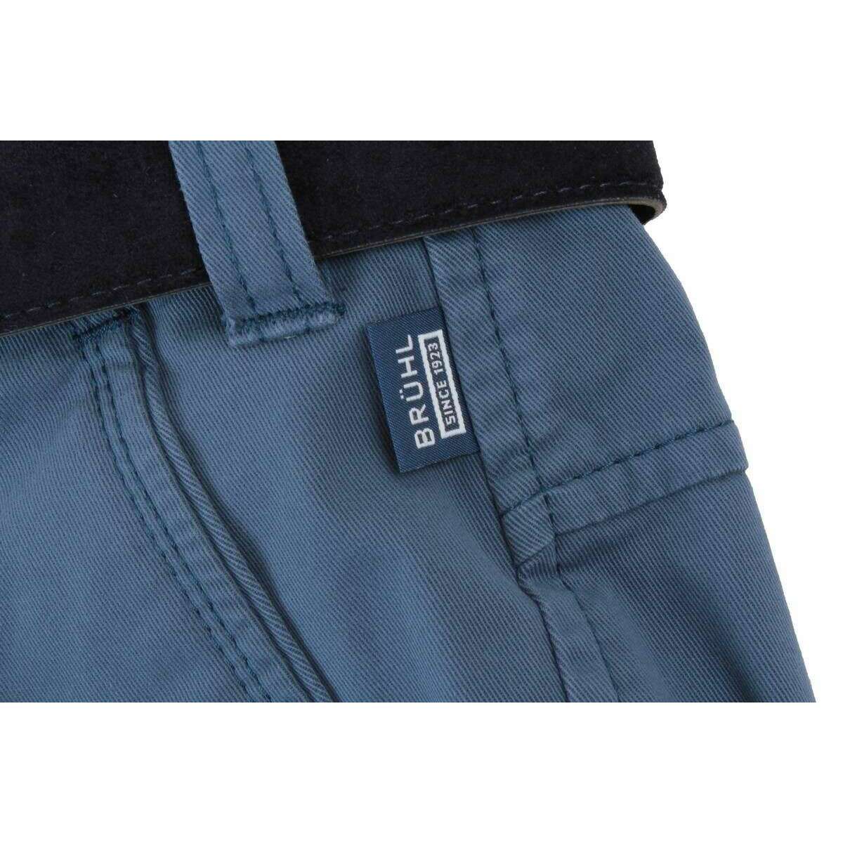 BRUHL Catania B Smart Casual Trousers - Mid Blue - Image 6