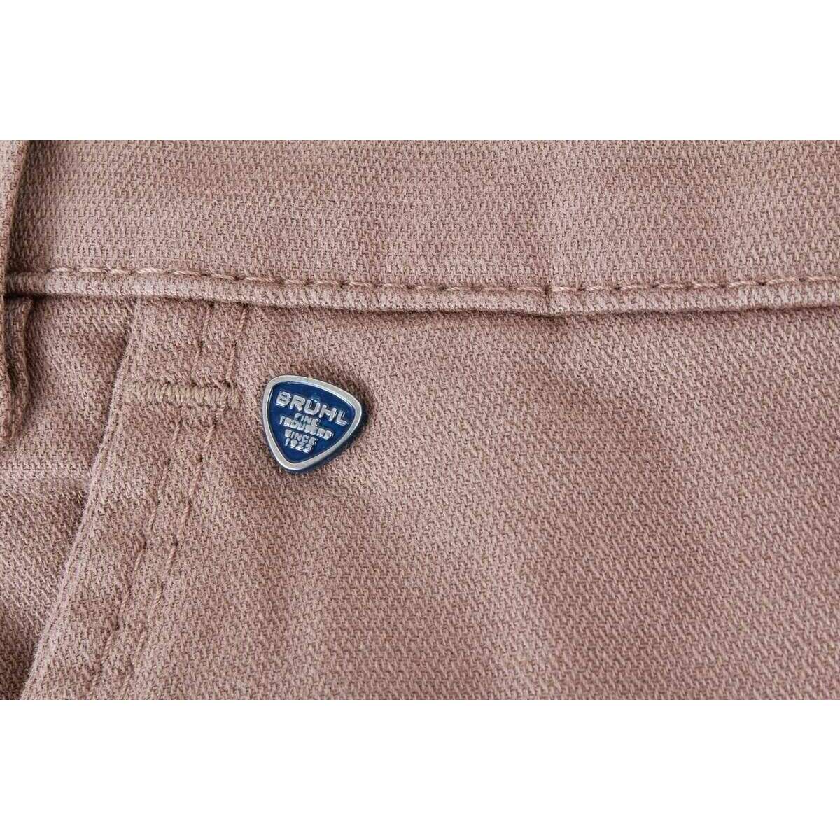 BRUHL Catania B Smart Casual Trousers - Putty Brown - Image 7