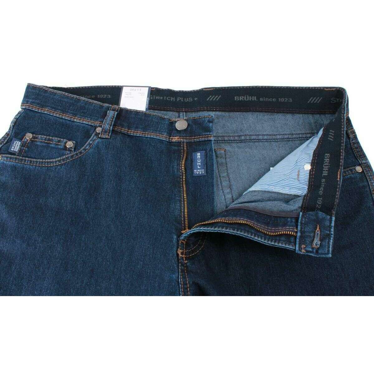 BRUHL Genua III B Basic Denim Jeans - Stoned Blue - Image 4