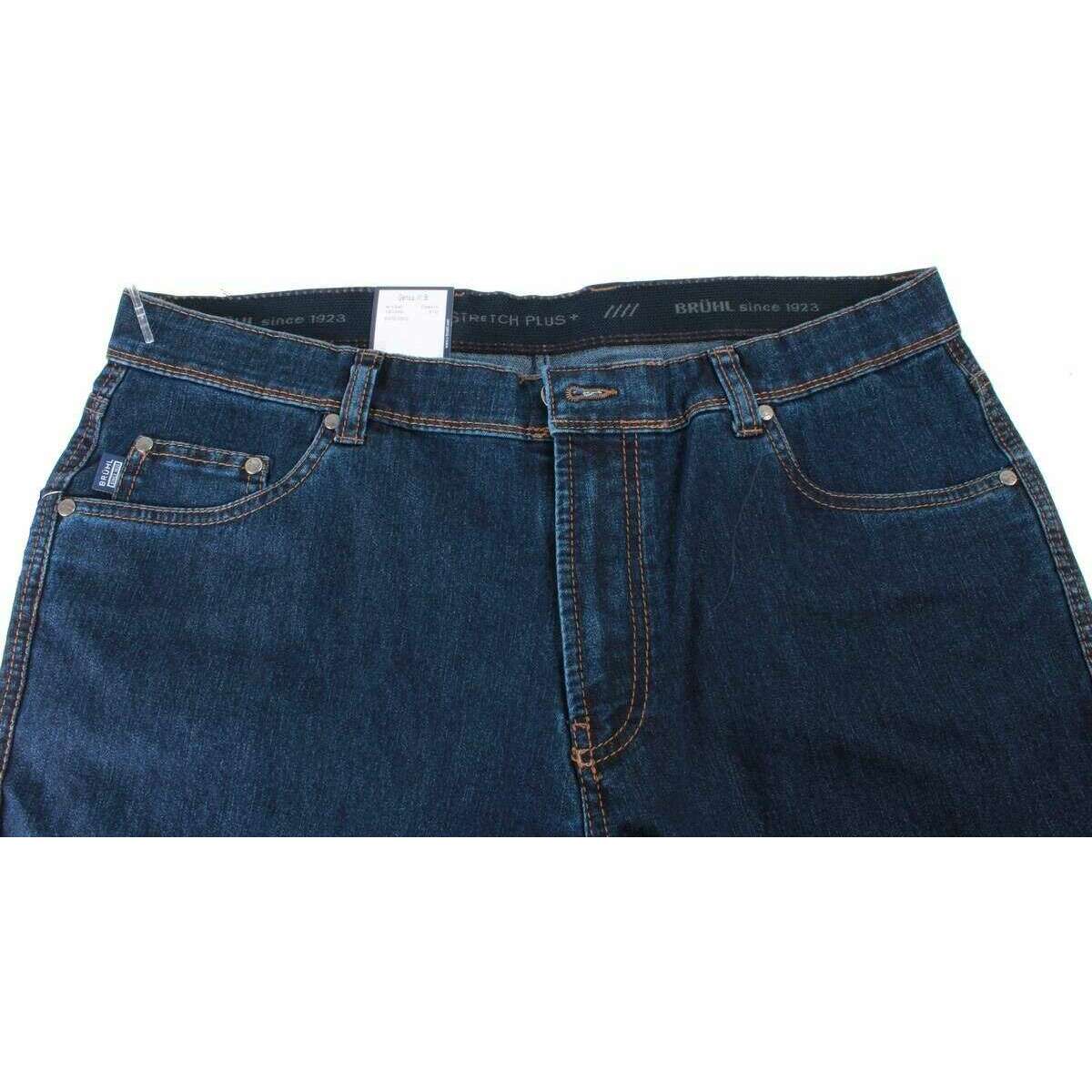 BRUHL Genua III B Basic Denim Jeans - Stoned Blue - Image 5