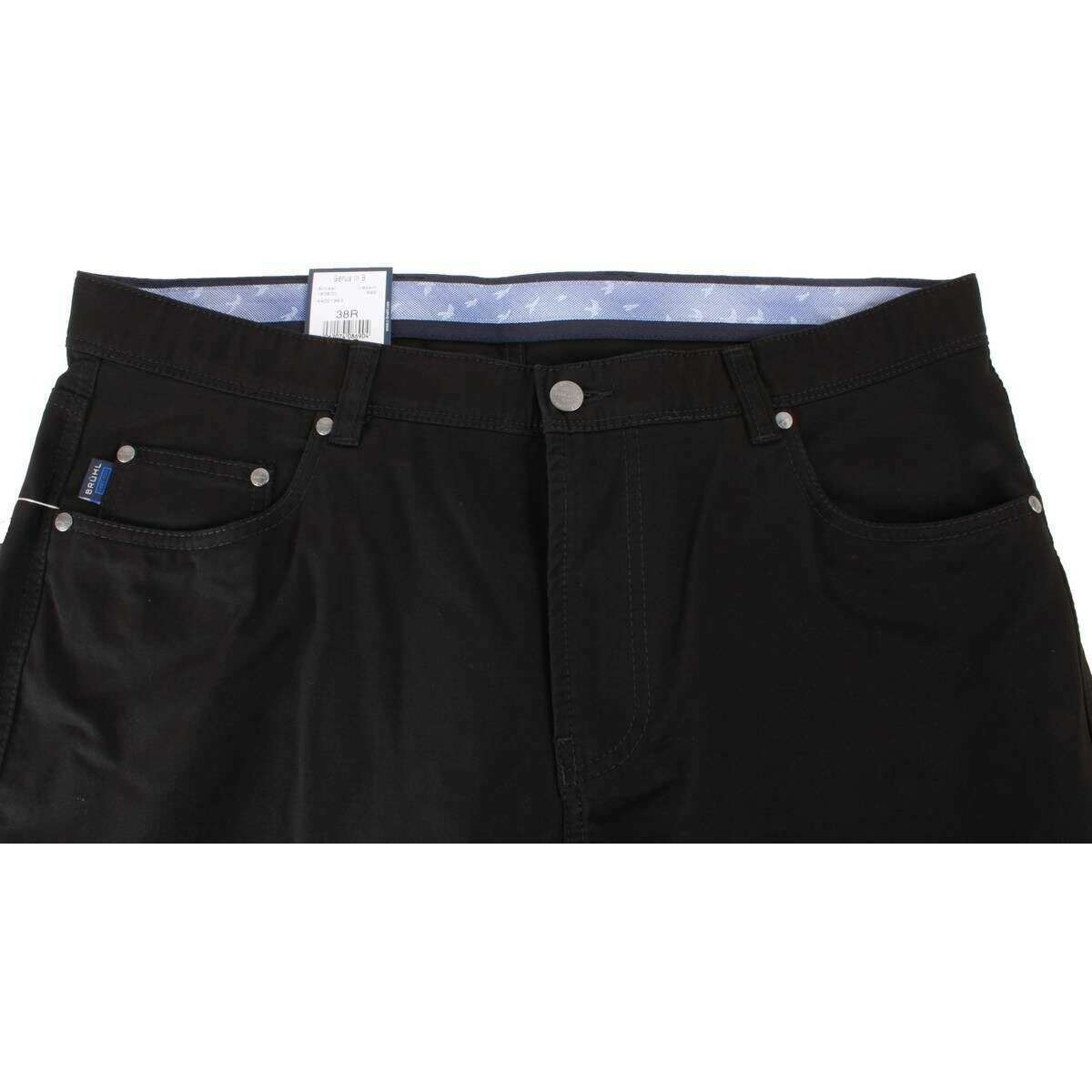 BRUHL Genua III B Soft Touch Pima Cotton Jeans - Black - Image 4