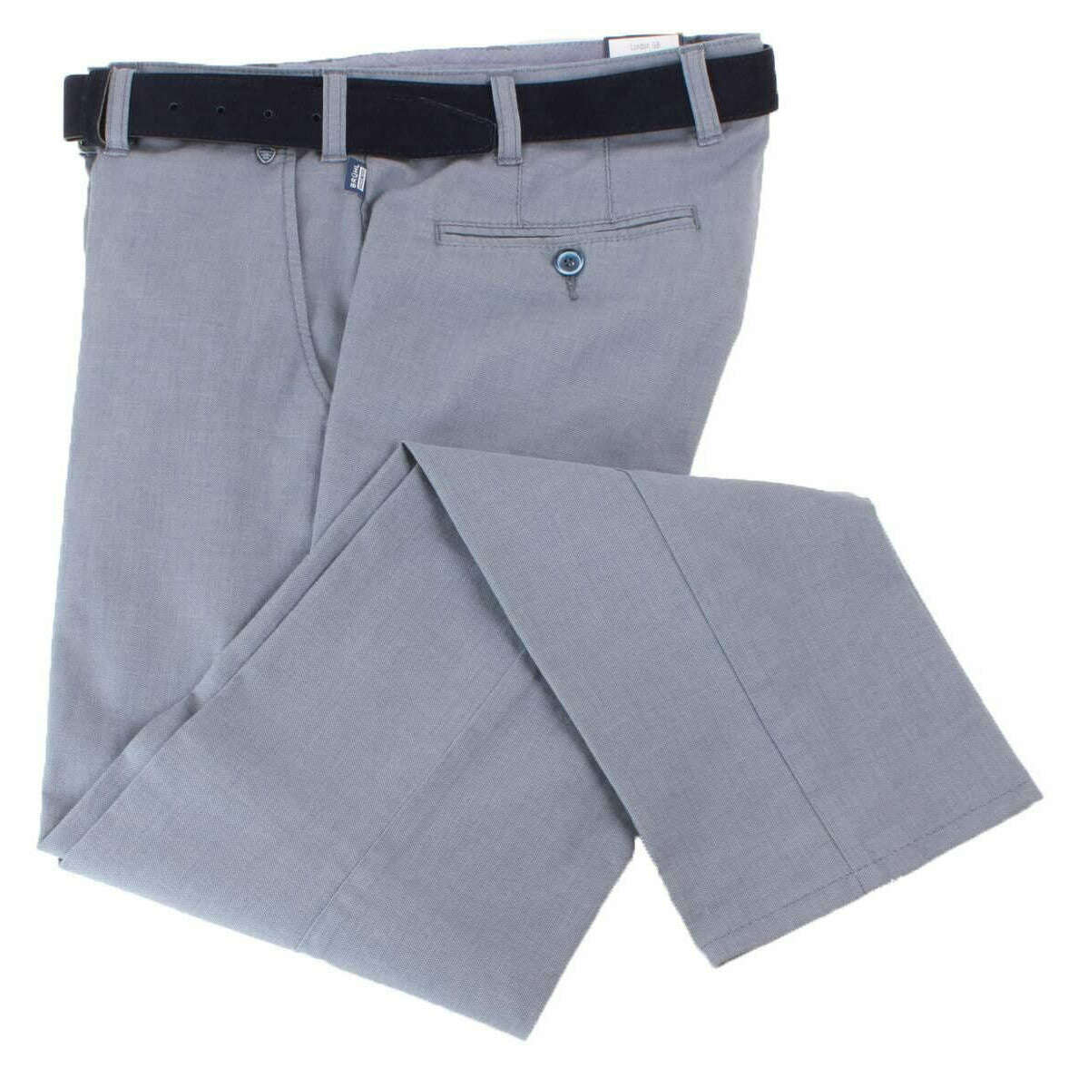 BRUHL London GB Royal Twisted Luxury Chinos - Blue - Image 3