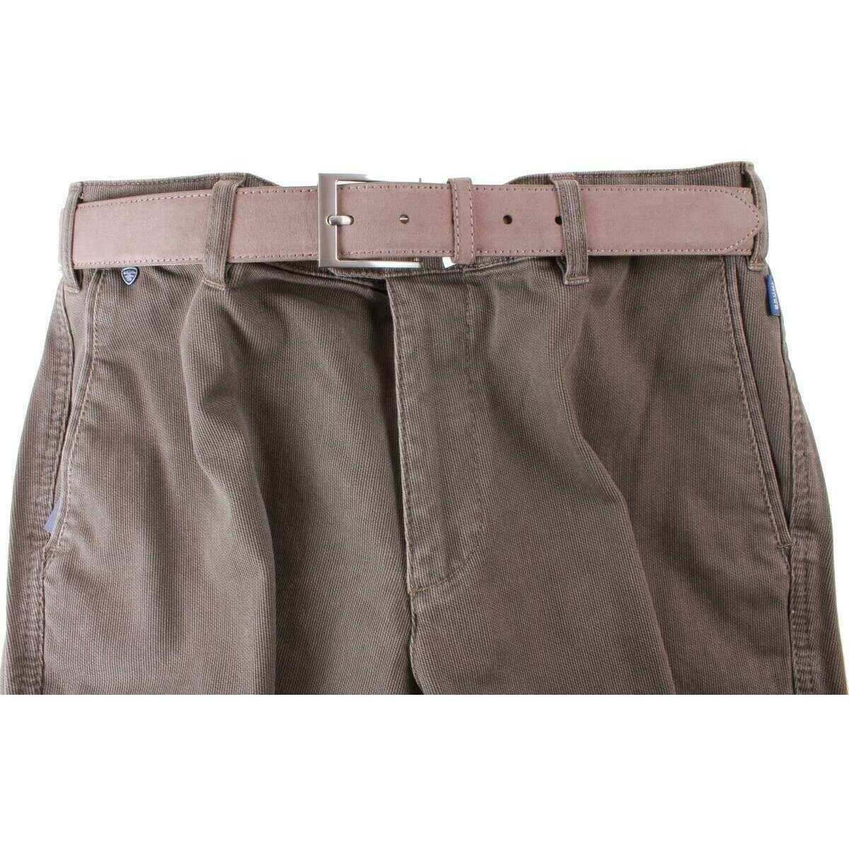 BRUHL Montana Casual Trousers - Mid Brown - Image 4
