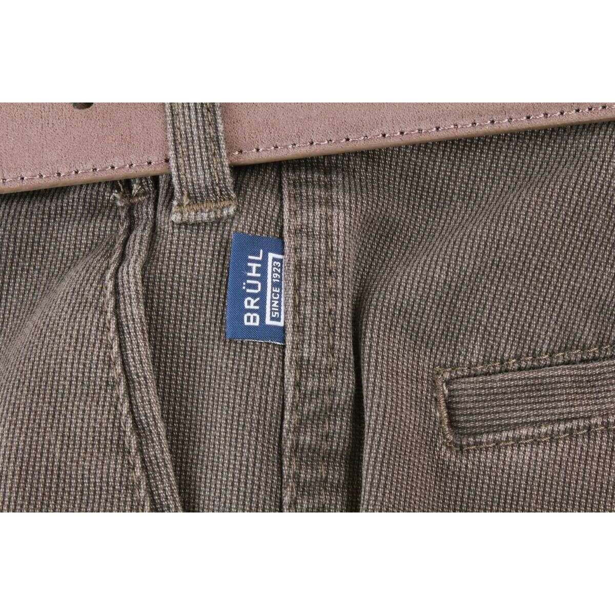 BRUHL Montana Casual Trousers - Mid Brown - Image 5
