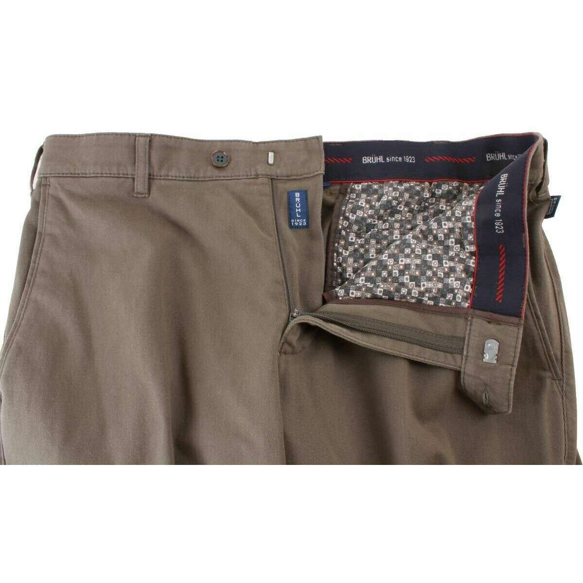 BRUHL Parma B Mover High Stretch Chinos - Beige - Image 5