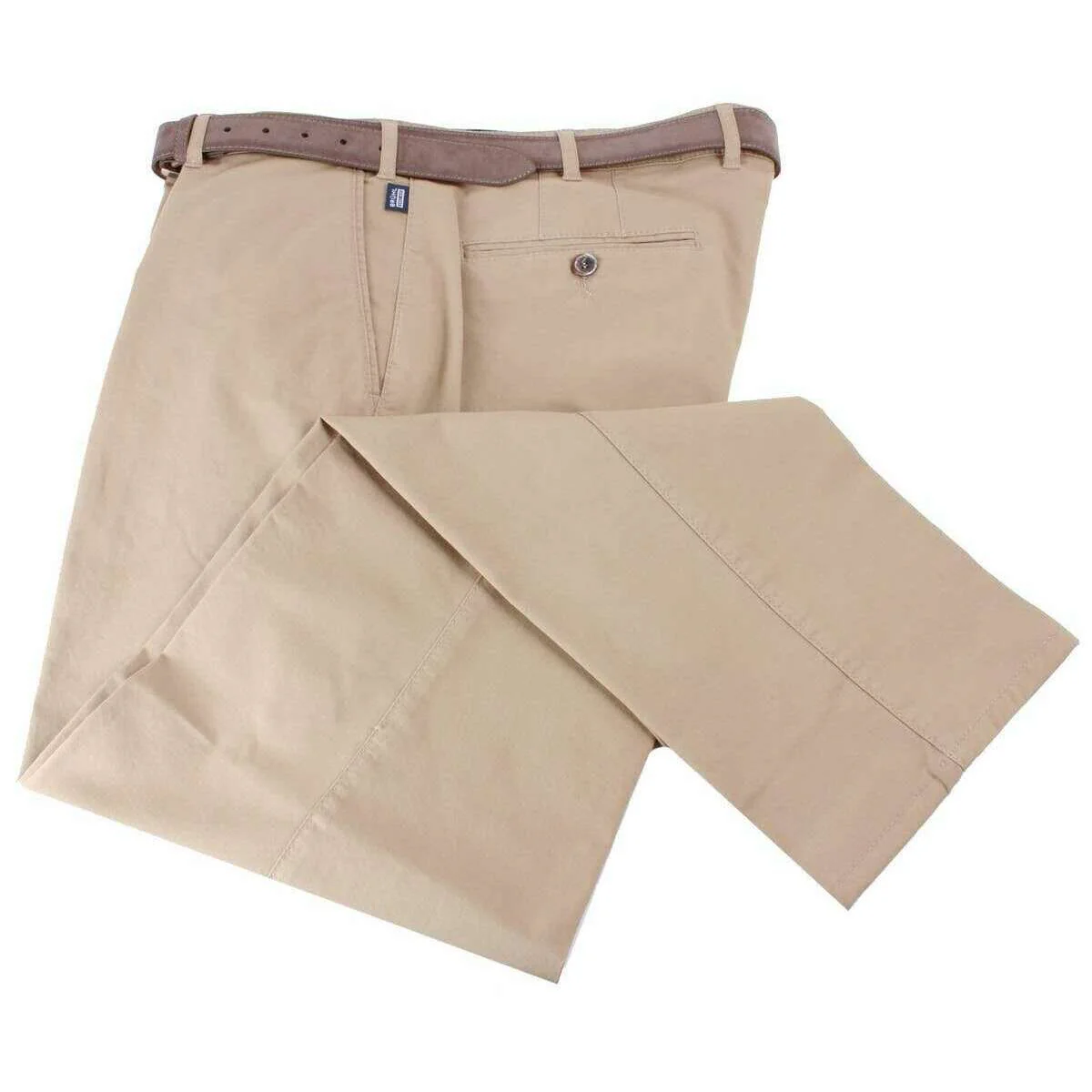 BRUHL Parma B Mover High Stretch Chinos - Dark Beige - Image 3
