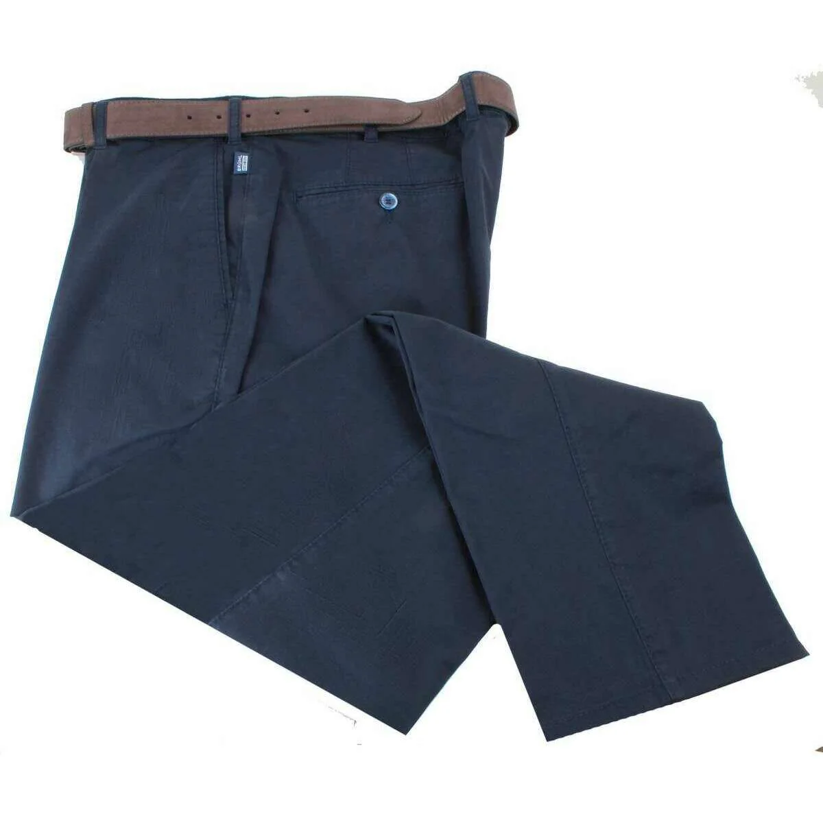BRUHL Parma B Mover High Stretch Chinos - Marine Navy - Image 3