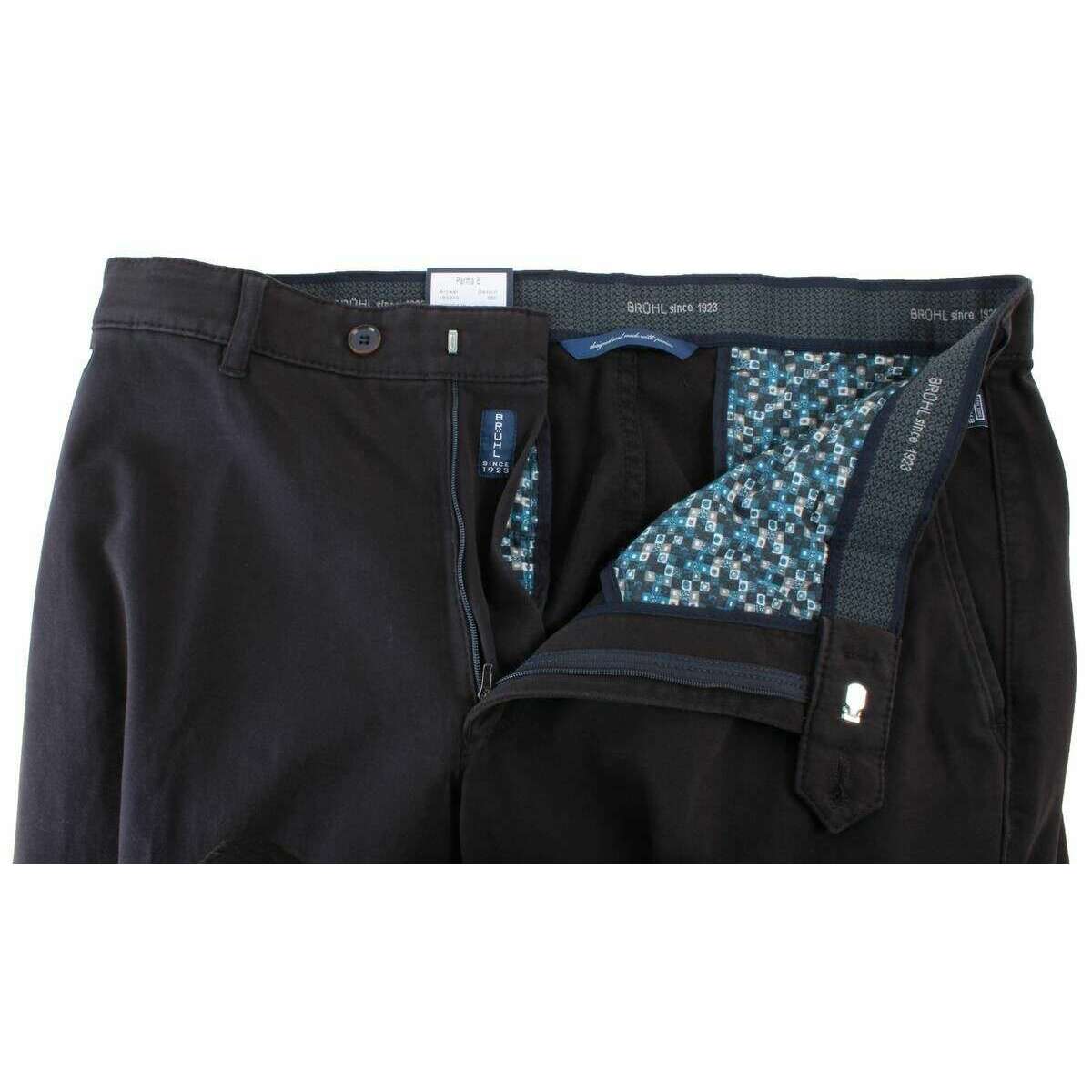 BRUHL Parma B Mover High Stretch Chinos - Marine Navy - Image 4