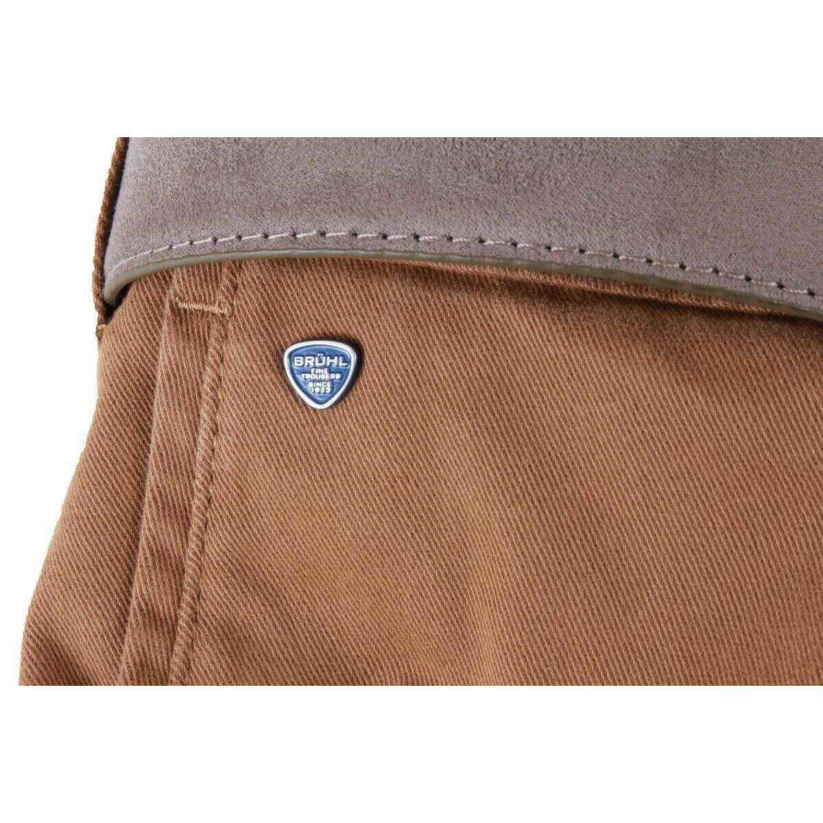 BRUHL Parma B Mover High Stretch Chinos - Sand Beige - Image 7