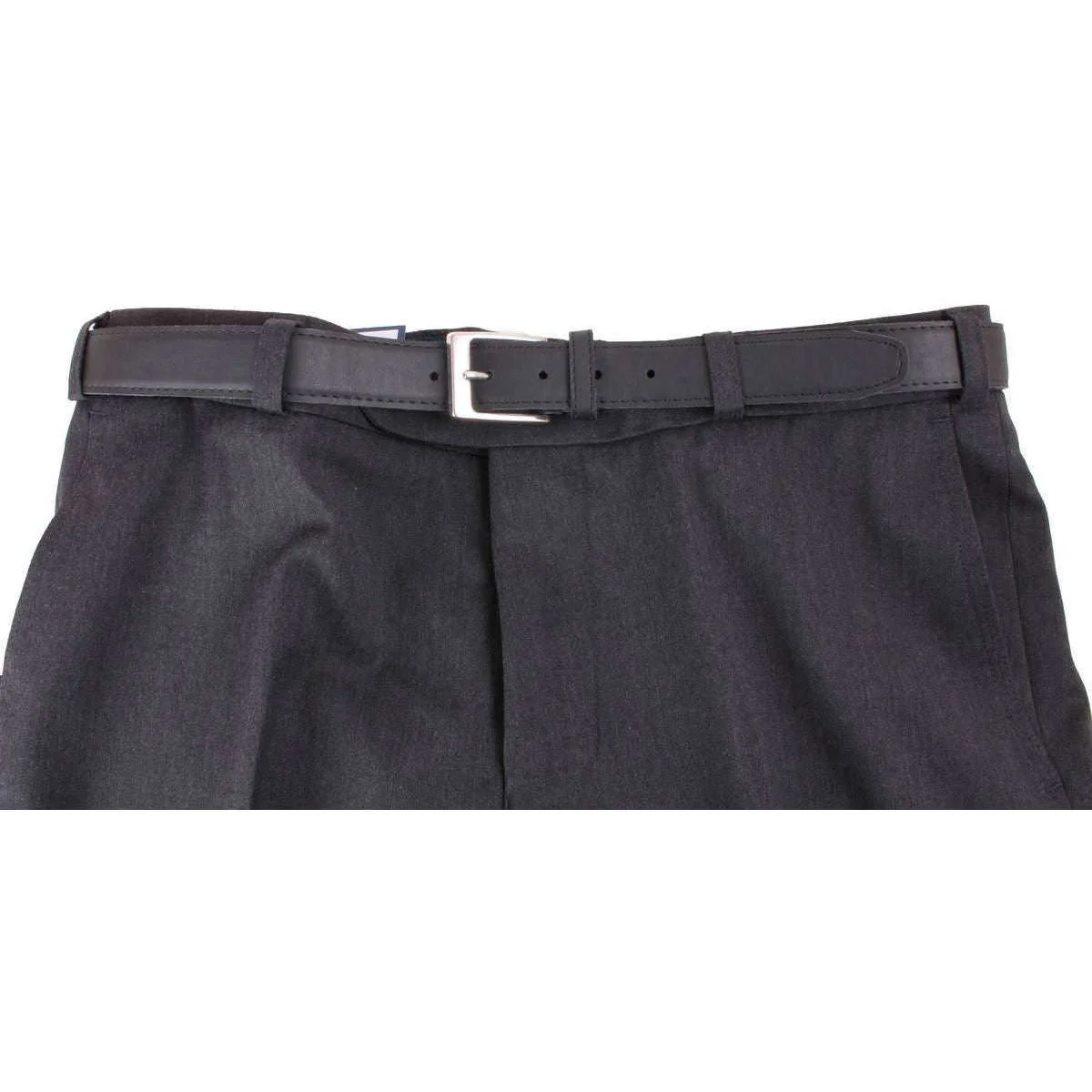 BRUHL Robert Classic Wool Mix Smart Trousers - Anthracite Grey - Image 5
