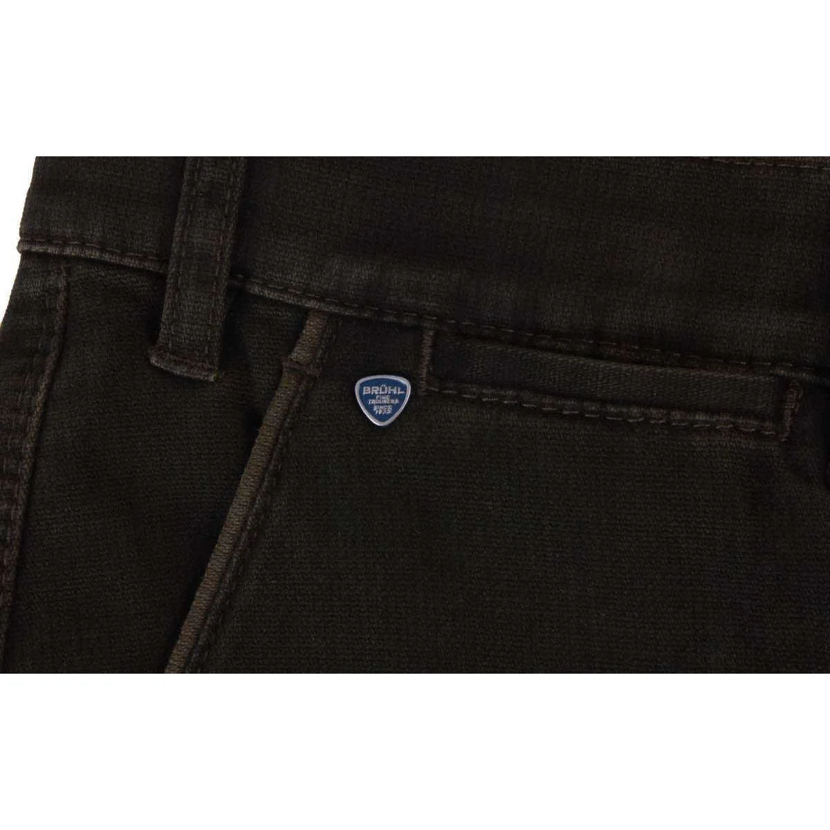 BRUHL Venice B Turn Autumn Weight Chinos - Khaki - Image 6