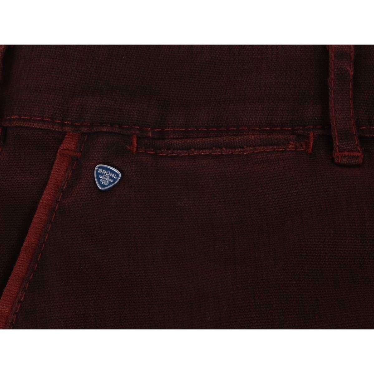 BRUHL Venice B Turn Autumn Weight Chinos - Red - Image 6