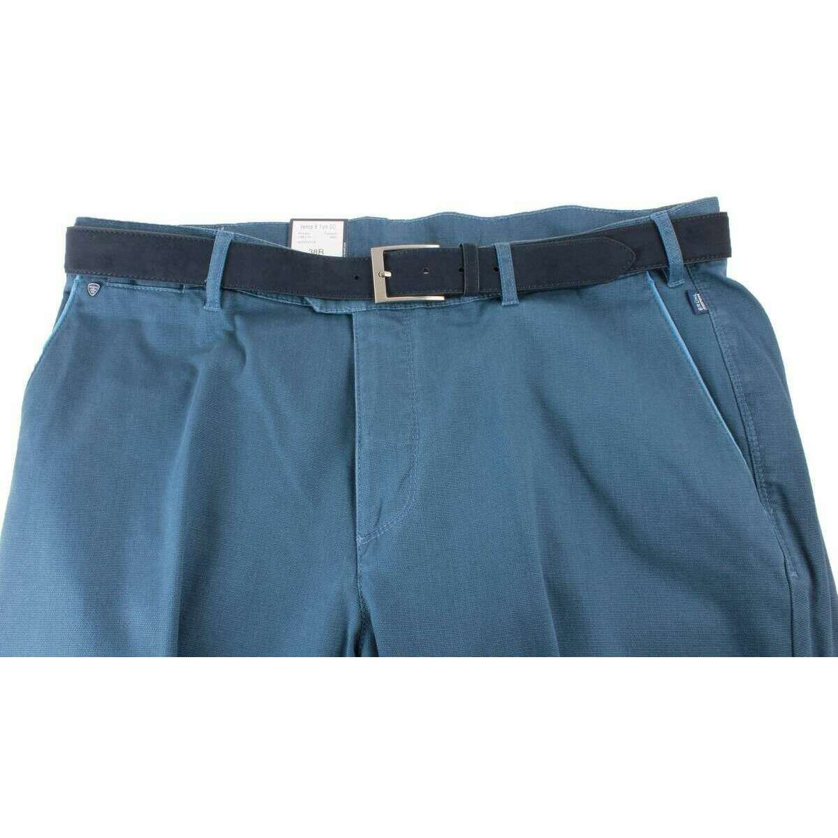 BRUHL Venice B Turn DO Micro Peach Mover High Stretch Chinos - Marine Navy - Image 5
