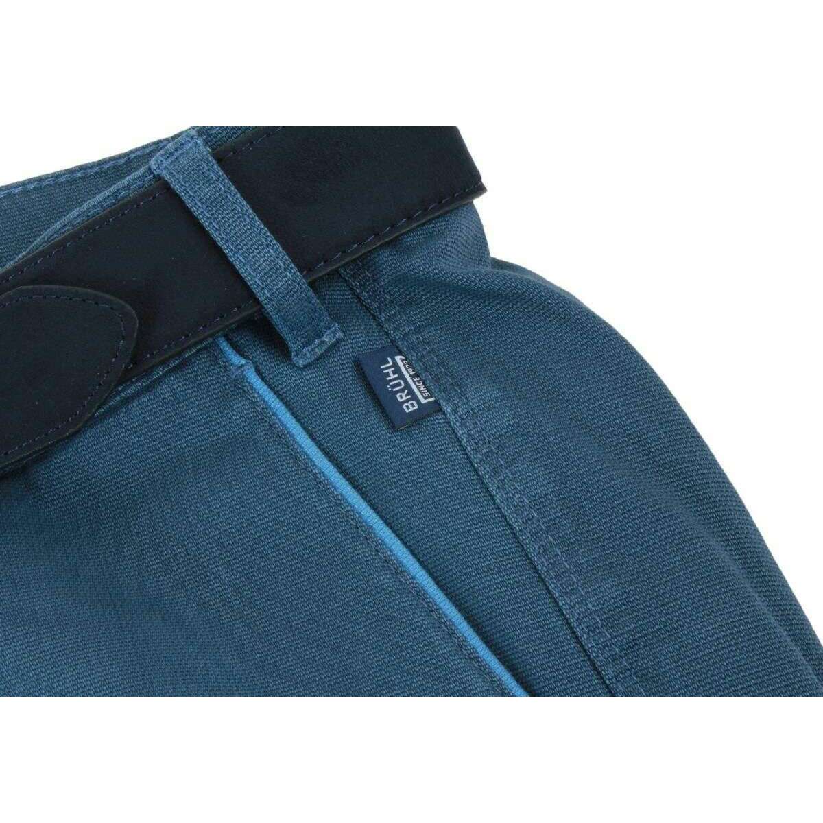 BRUHL Venice B Turn DO Micro Peach Mover High Stretch Chinos - Marine Navy - Image 6