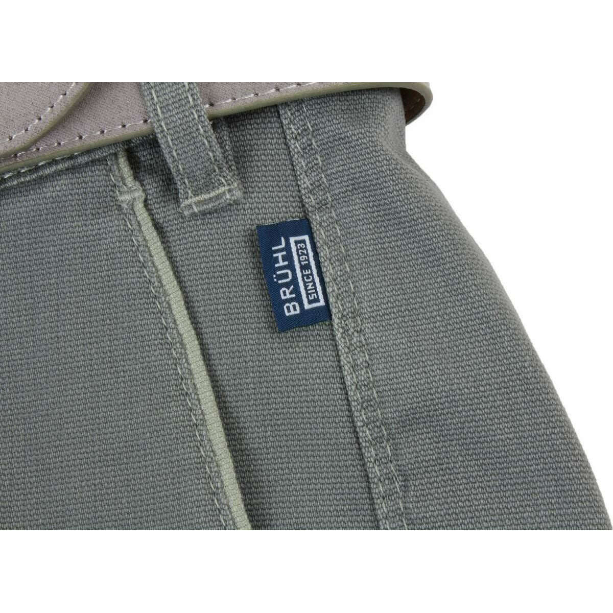 BRUHL Venice B Turn DO Micro Peach Mover High Stretch Chinos - Olive - Image 6