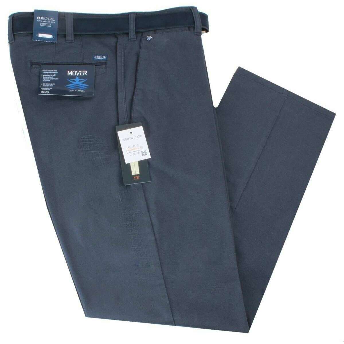 BRUHL Venice B Turn DO Mover High Stretch Chinos - Marine Navy - Image 2