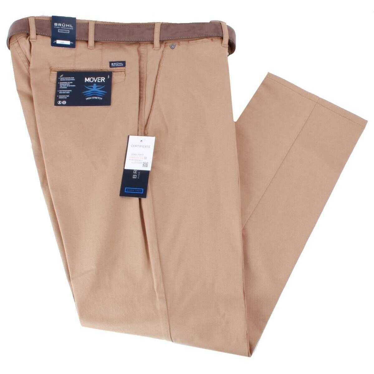 BRUHL Venice B Turn DO Mover High Stretch Chinos - Sand Beige - Image 2