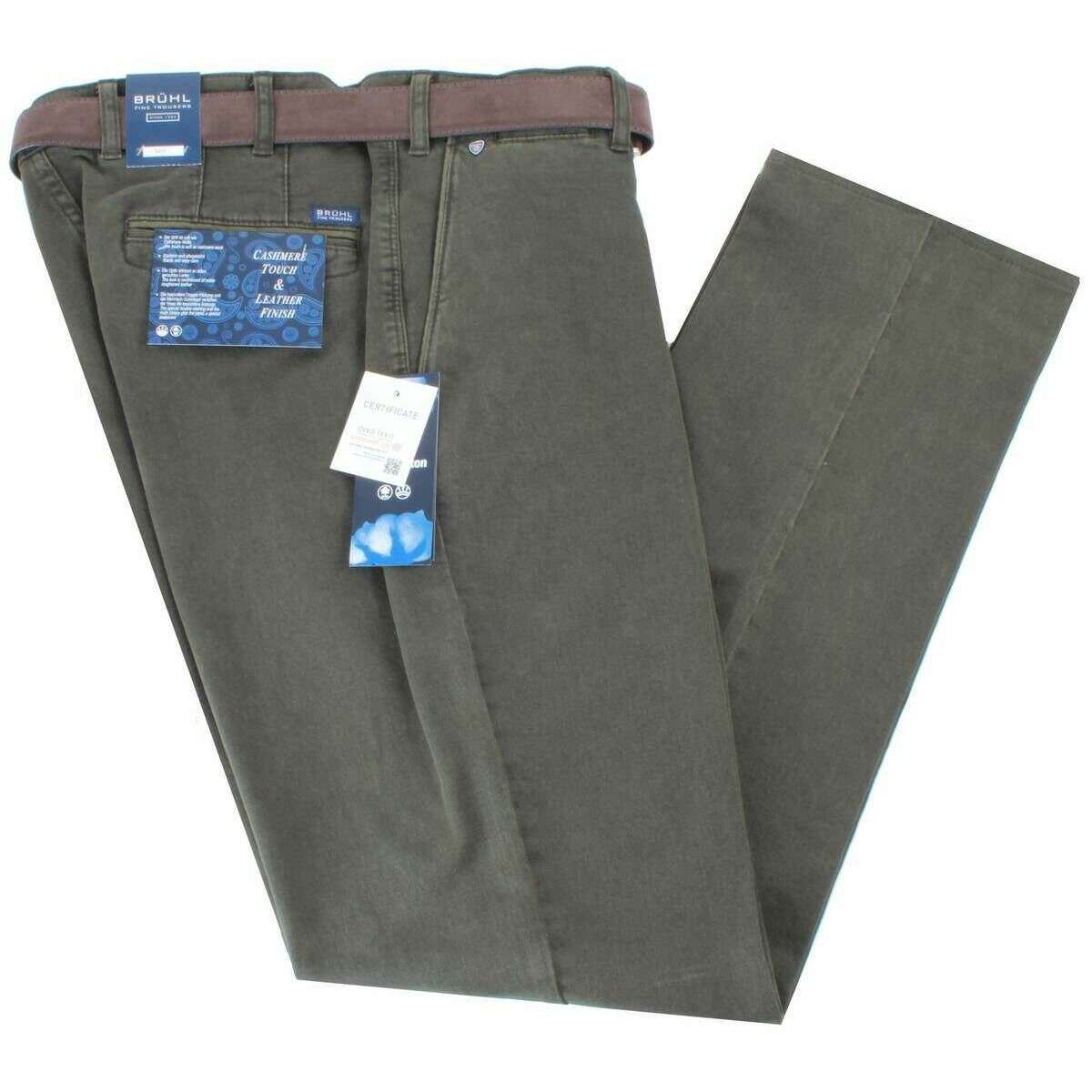 BRUHL Venice B Turn Trousers - Dark Green - Image 2