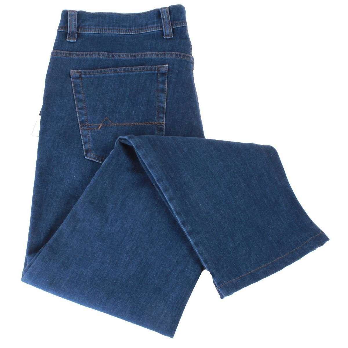 BRUHL York DO GB Bi-Stretch Denim Jeans - Mid Blue - Image 3