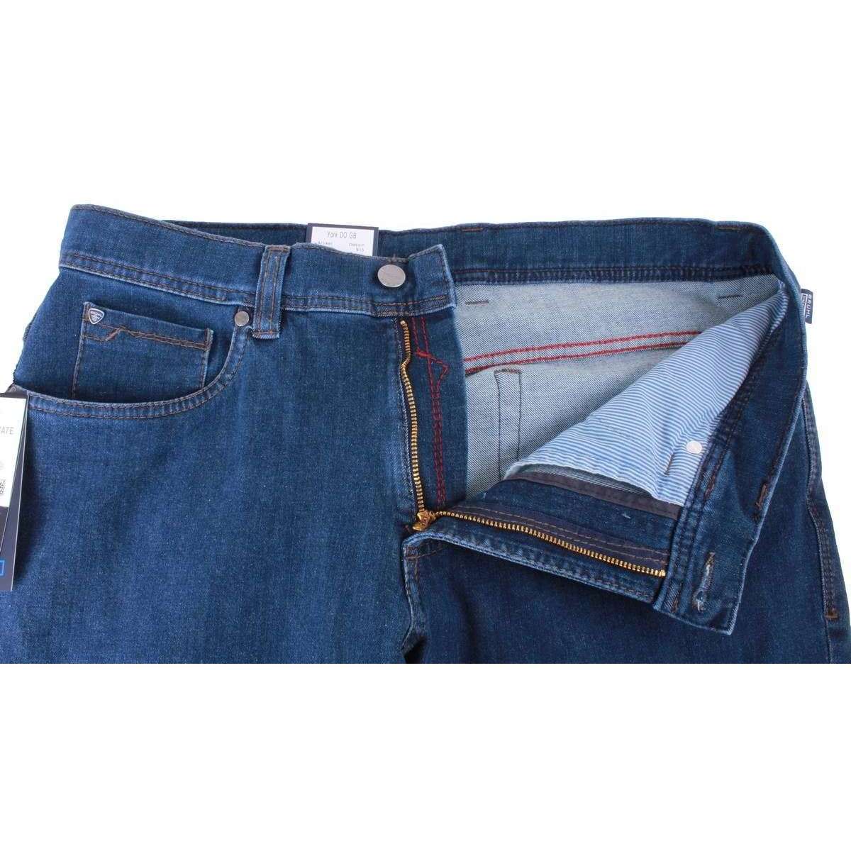 BRUHL York DO GB Bi-Stretch Denim Jeans - Mid Blue - Image 4