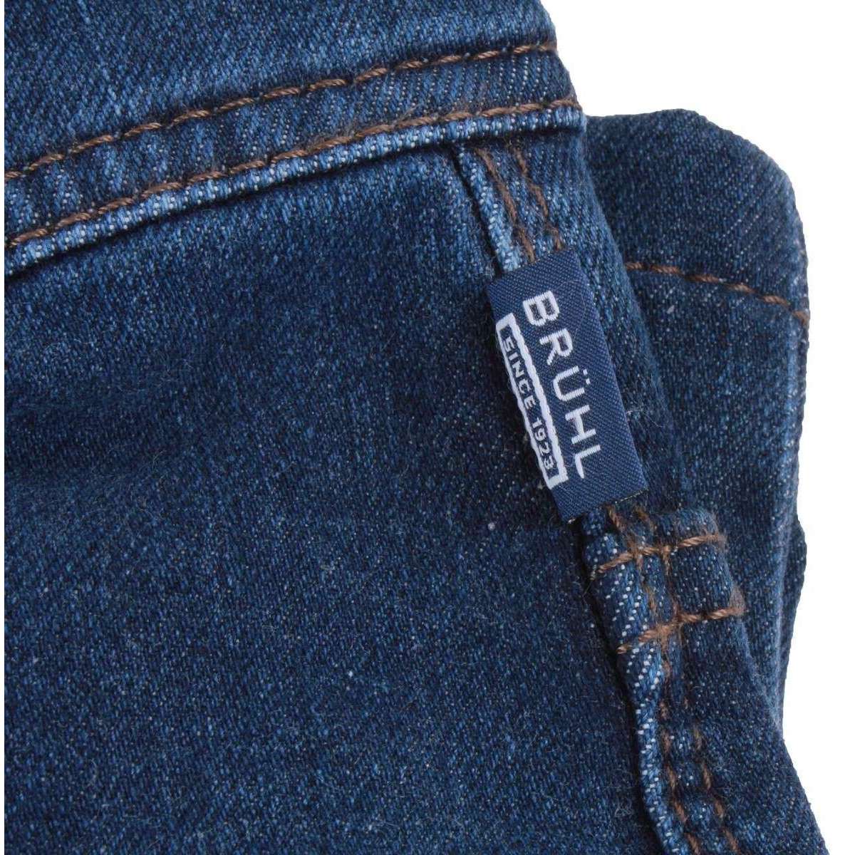 BRUHL York DO GB Bi-Stretch Denim Jeans - Mid Blue - Image 7
