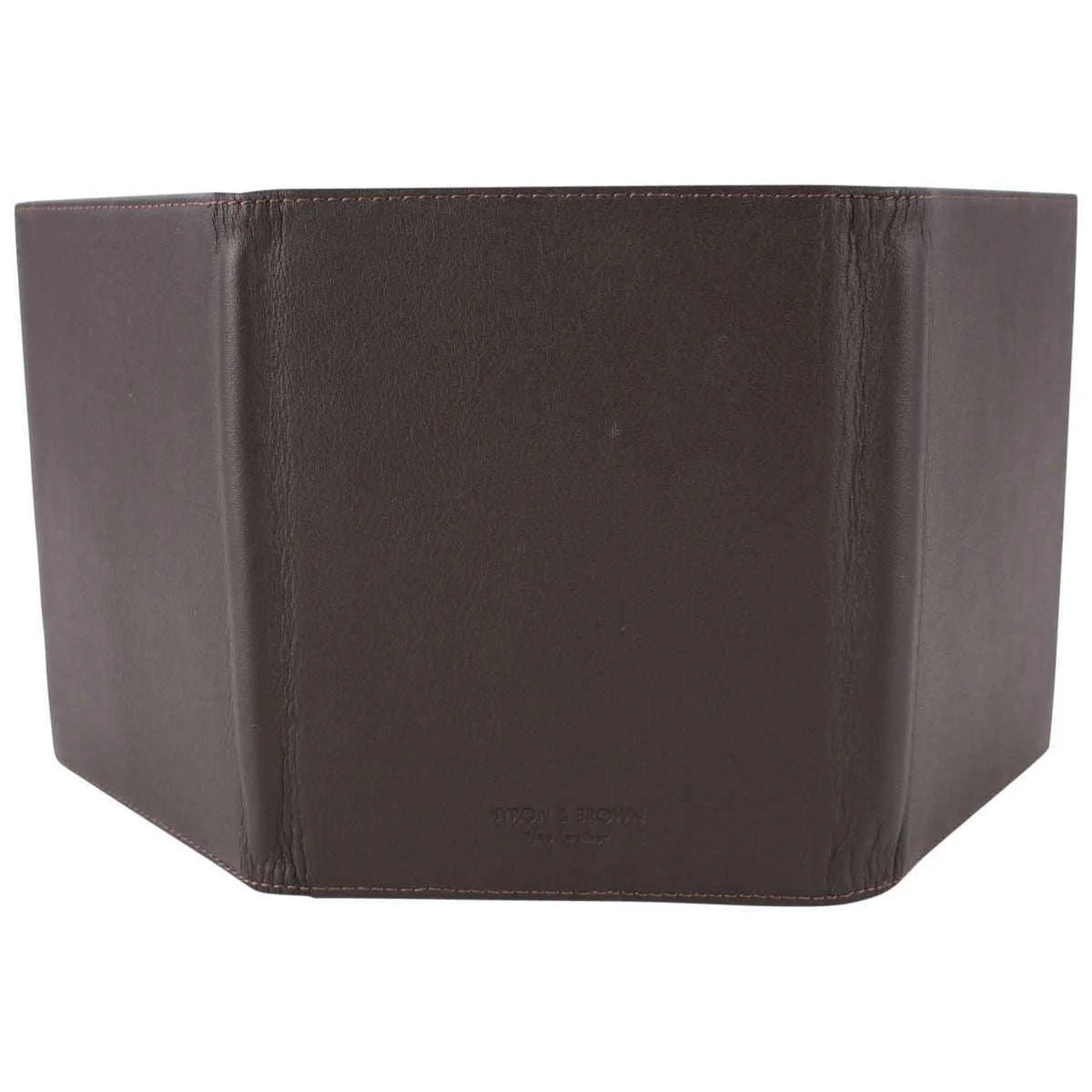 Byron and Brown 3 Fold Travel Frame 5 x 3.5 - Brown - Image 4