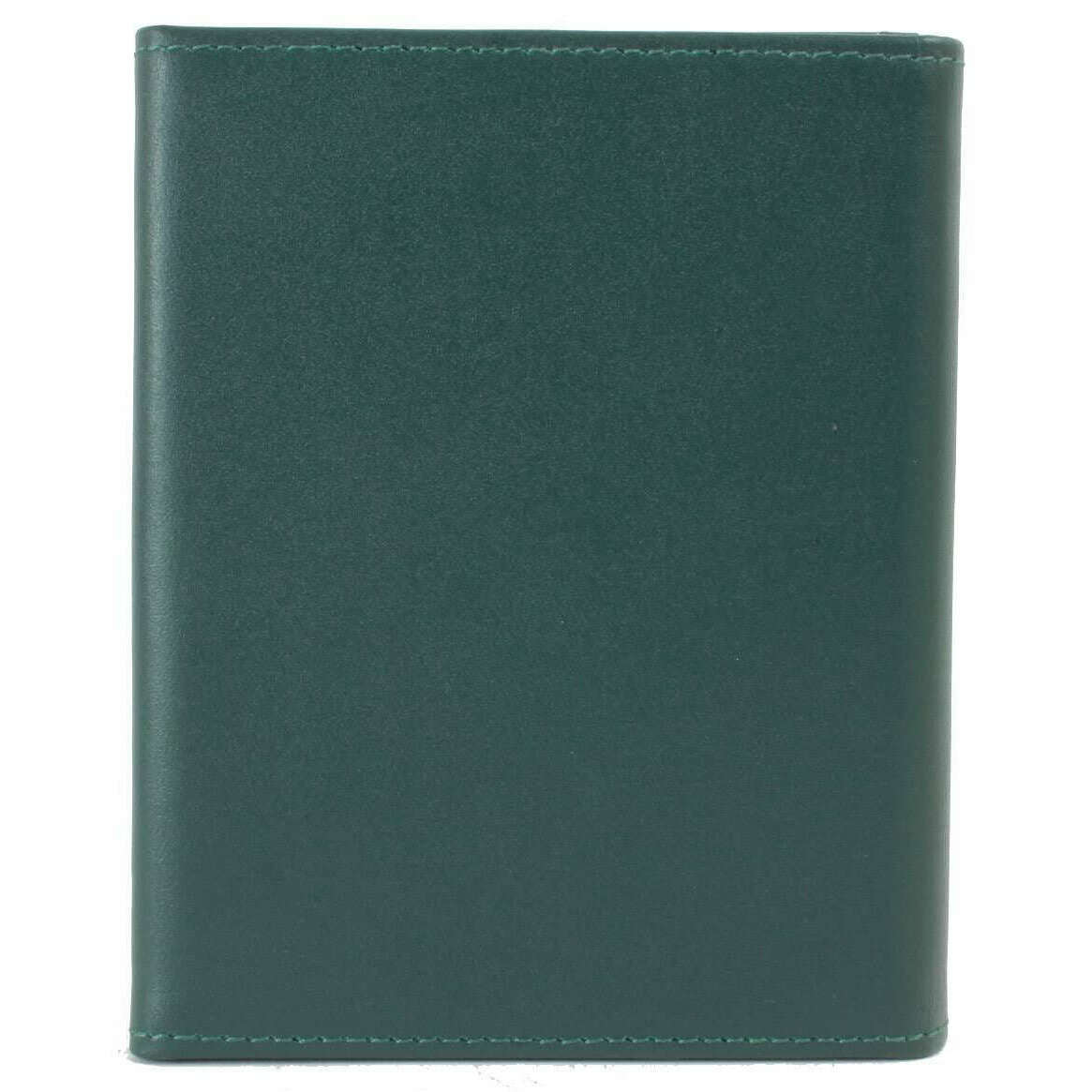 Byron and Brown Folding Nappa Leather 3 Fold 5 x 3.5 Travel Frame - Green - Image 5