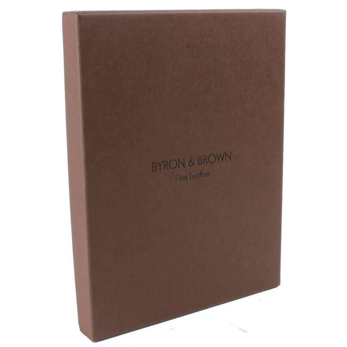 Byron and Brown Slim Classic Nappa Leather 6 x 4 Photo Frame - Navy - Image 5