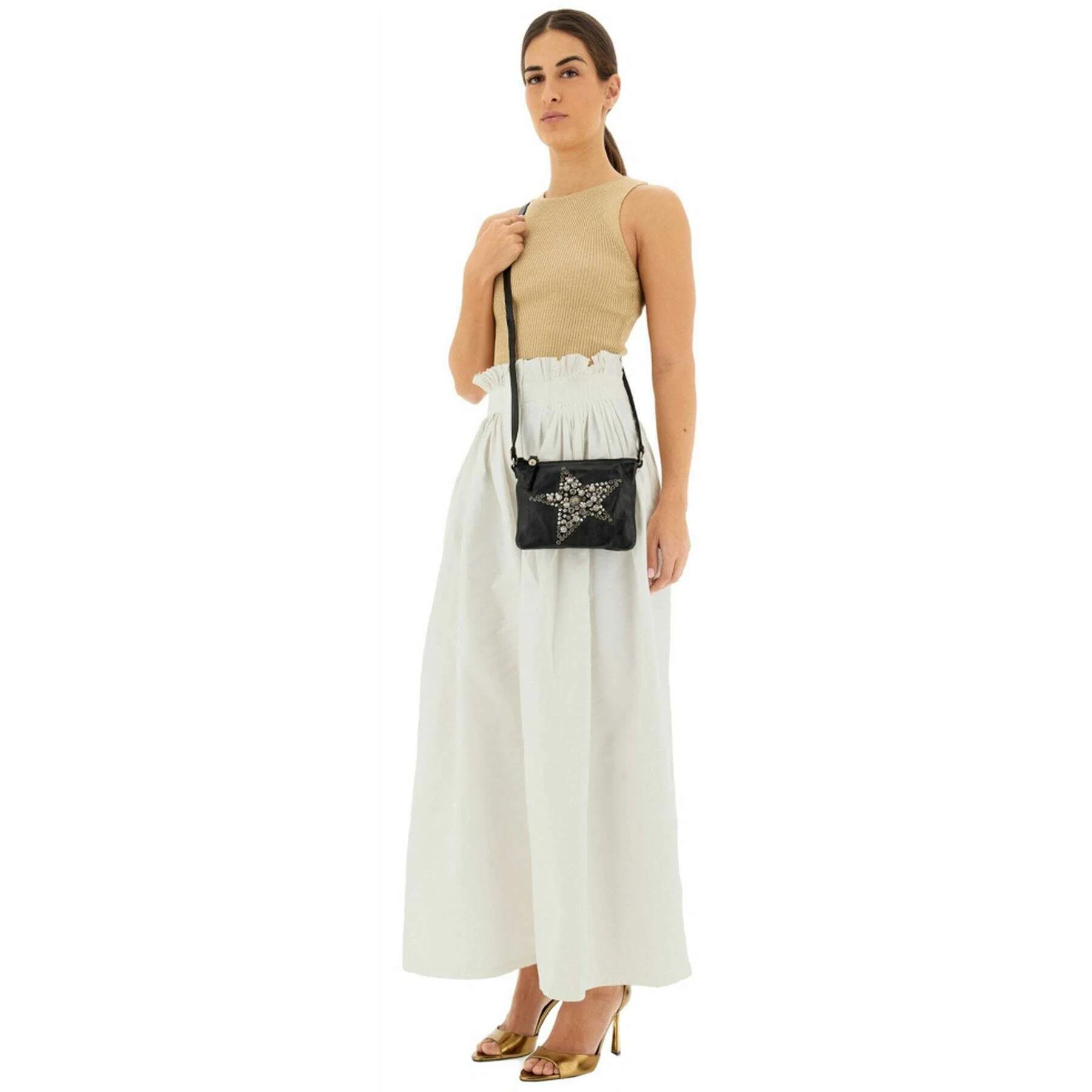 Campomaggi Stella Alpina Crossbody Bag - Black - Image 4