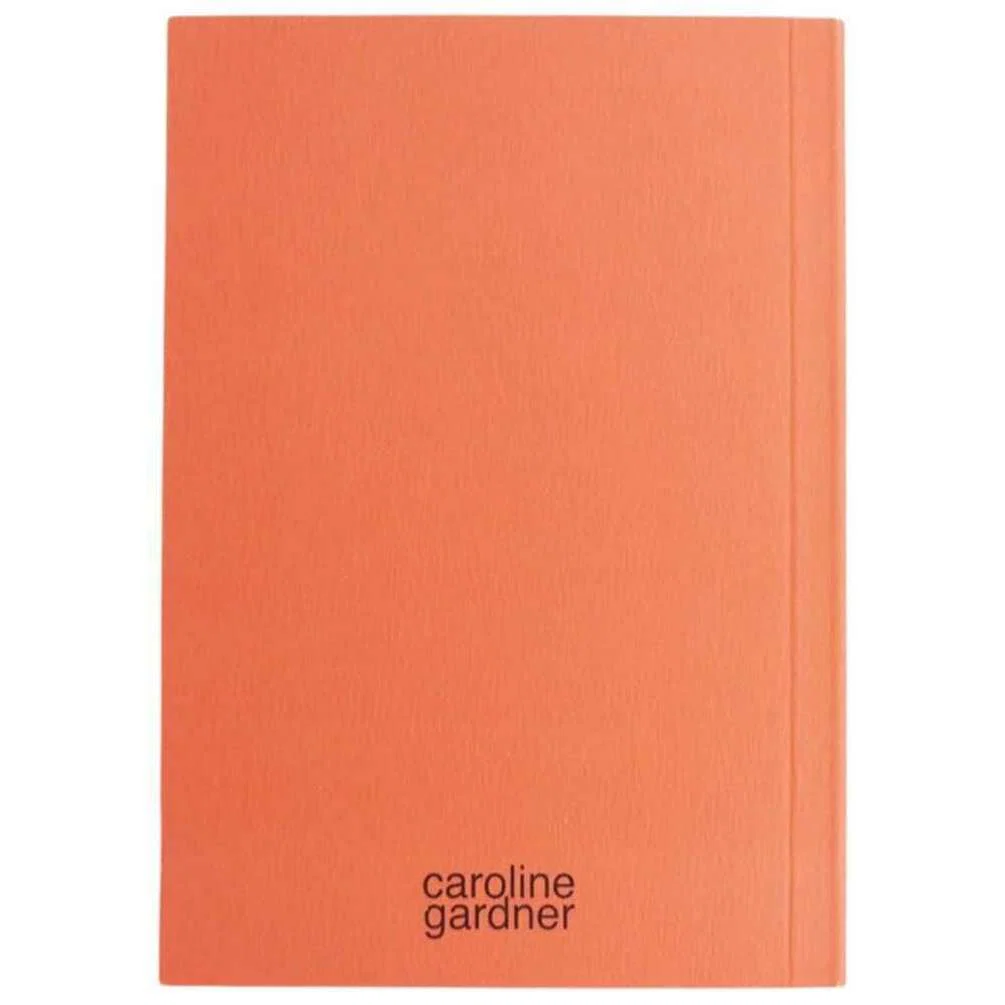 Caroline Gardner A6 Thin Softback Notebook - Orange - Image 3
