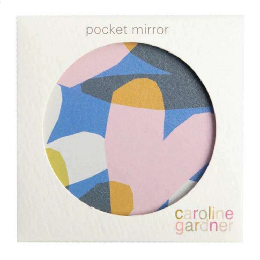 Caroline Gardner Confetti Hearts Round Pocket Mirror - Multi-colour - Image 3