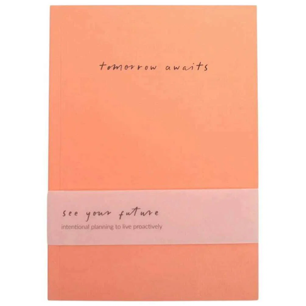 Caroline Gardner Orange A5 Softback Notebook - Orange