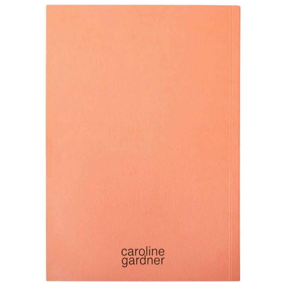 Caroline Gardner Orange A5 Softback Notebook - Orange - Image 3