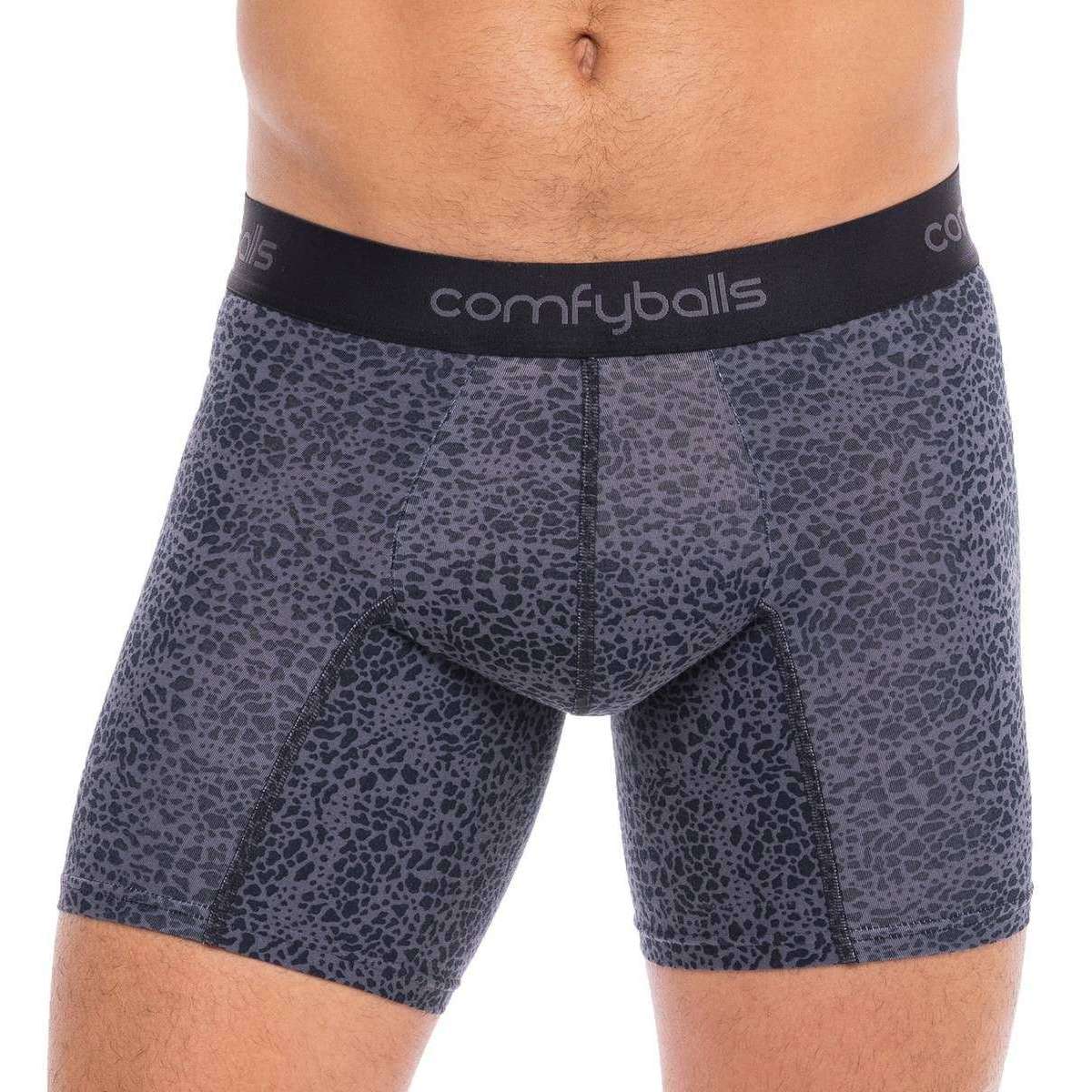 Comfyballs Cotton Long Boxer - Dark Snake Grey - Image 5
