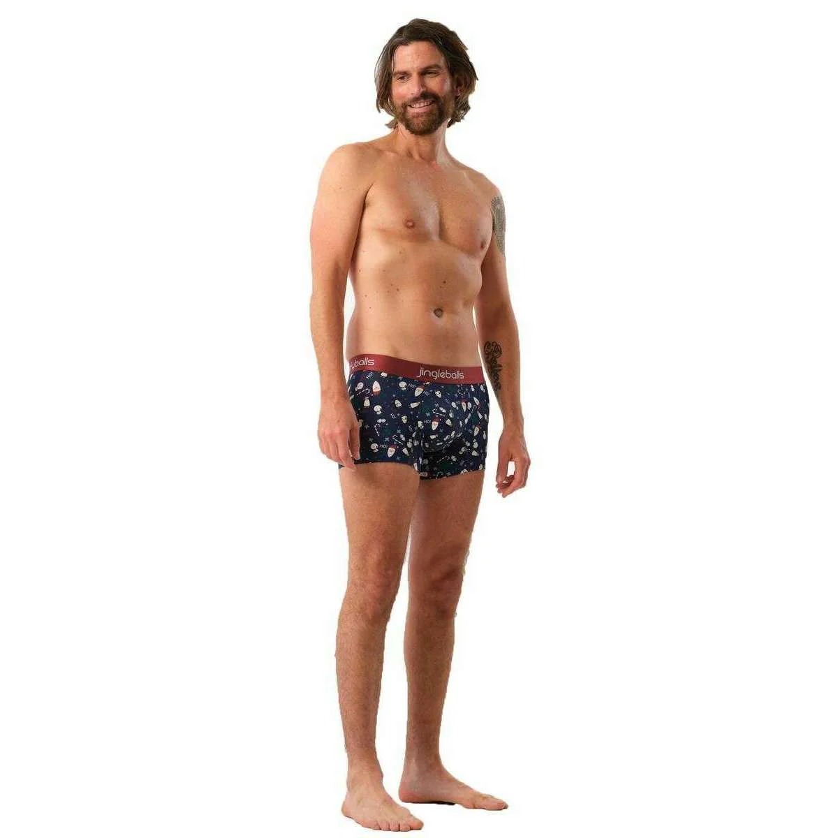 Comfyballs Cotton Regular Boxer - Christmas Blue - Image 5