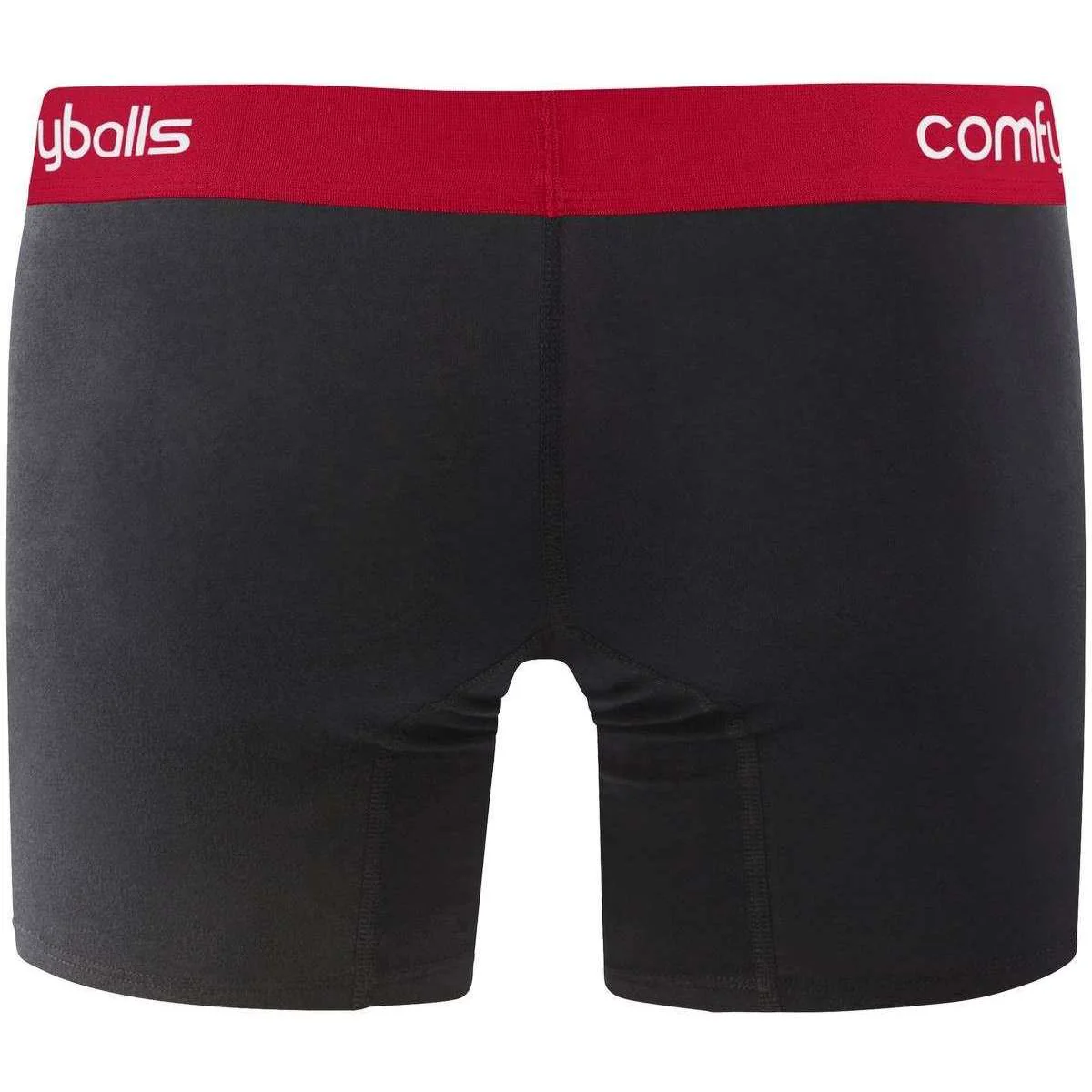Comfyballs Long Boxers - Black/Red - Image 2