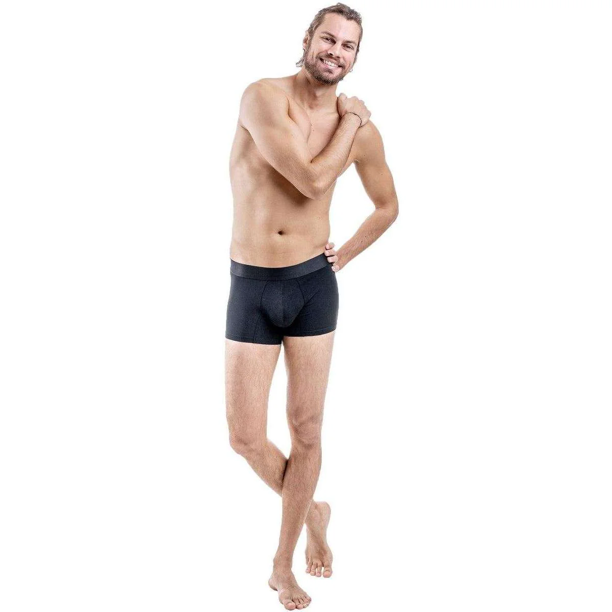 Comfyballs No Show Cotton Regular Boxer - Black - Image 5