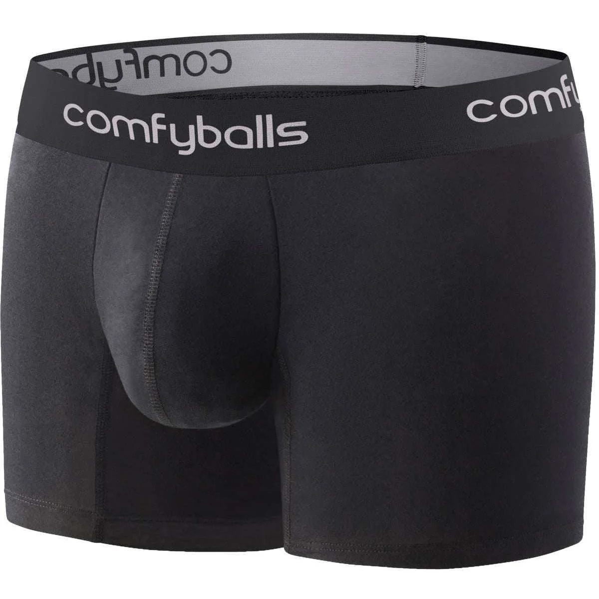 Comfyballs Performance Long Boxers - Pitch Black - Image 2