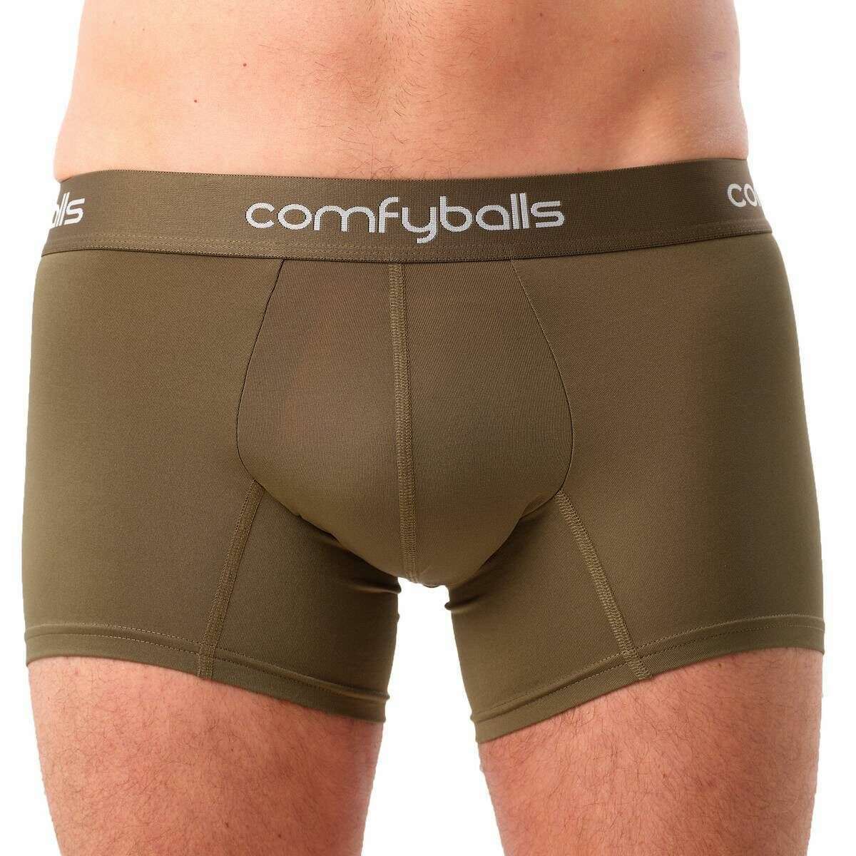 Comfyballs Performance Regular Boxer - Olive Green - Image 2