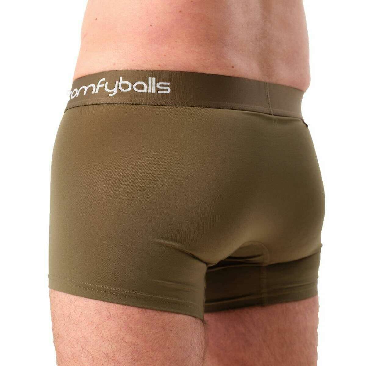 Comfyballs Performance Regular Boxer - Olive Green - Image 3